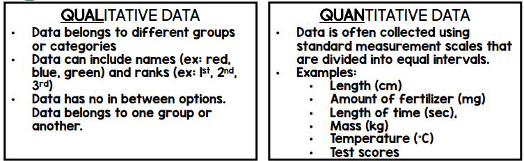 Qualitative and quantitative data definitions and examples