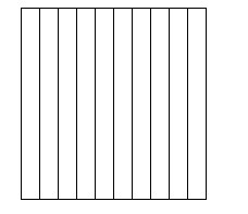 Unshaded tenth grid