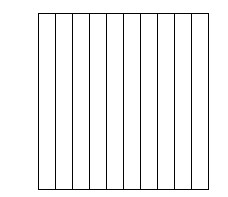 Unshaded tenth grid