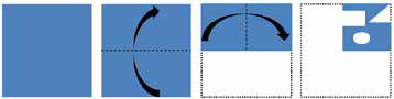 Folding sequence for question 13