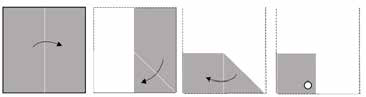 Sequence of paper folds and punch for question 17