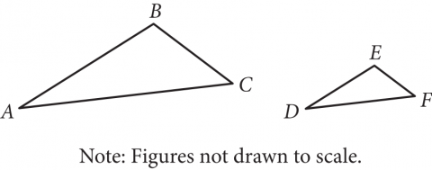 Triangles ABC and DEF