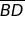 segment BD with bar over BD
