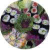 Sushi made with seaweed