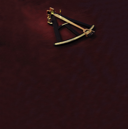 A quadrant, a navigational instrument