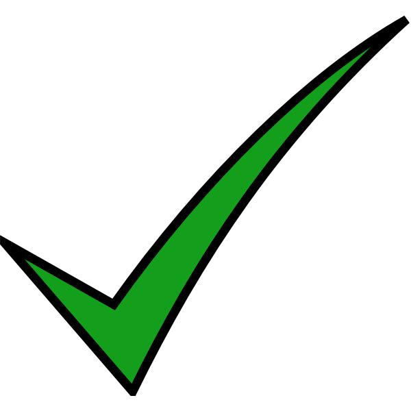 Green check mark symbol indicating correct explanation